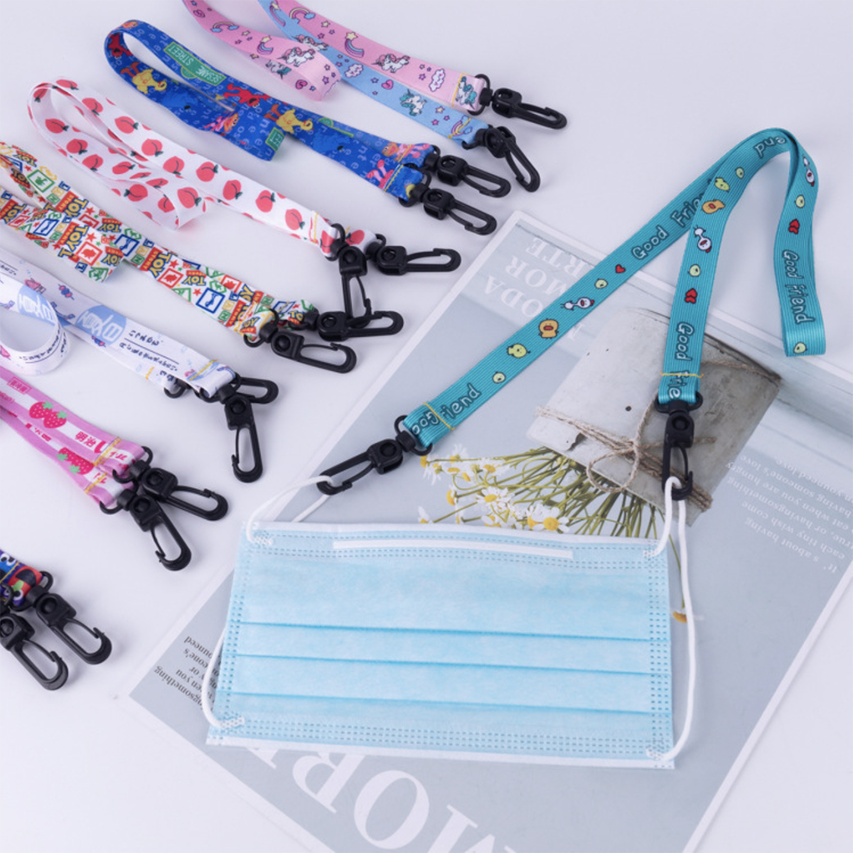 Clip-on Mask Lanyard